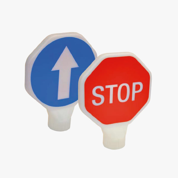 Paleta de señalización STOP- DIRECCIÓN